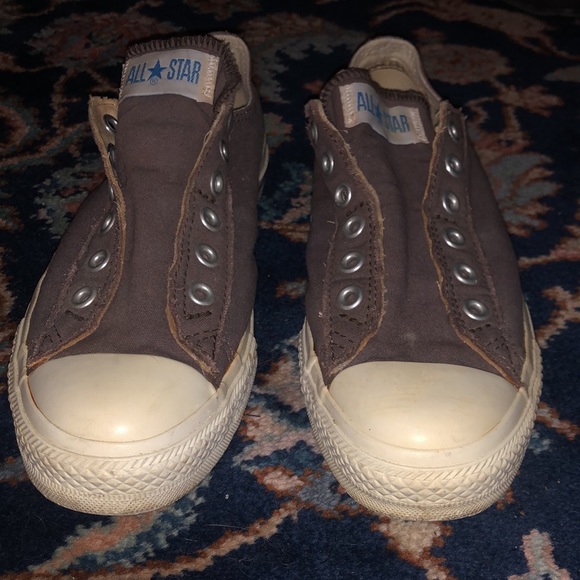 Converse Slip on Sneakers in Taupe - Picture 3 of 10